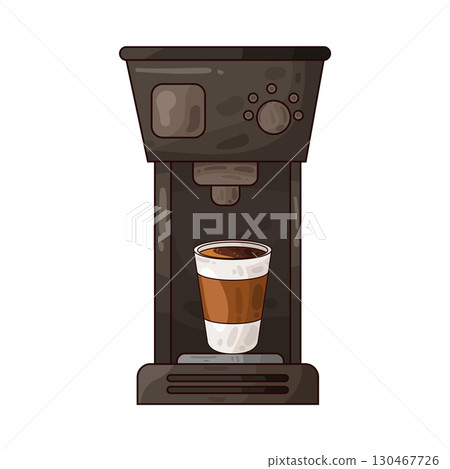 illustration of coffee machine 130467726