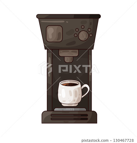 illustration of coffee machine 130467728