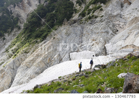 The Oyukikei route from Sarukura to Mt. Shirouma The Oyukikei route from Sarukura to Mt. Shirouma 130467793