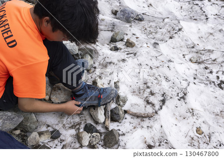 The Oyukikei route from Sarukura to Mt. Shirouma 130467800