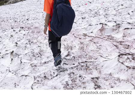 The Oyukikei route from Sarukura to Mt. Shirouma 130467802
