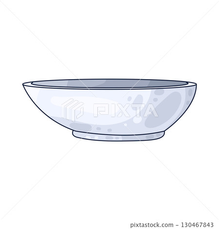 illustration of bathtub 130467843