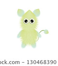 Fluffy forest fairy creature 3D clip art illustration PNG 130468390