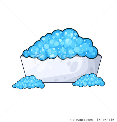 illustration of bubble bath illustration of bubble bath 130468516