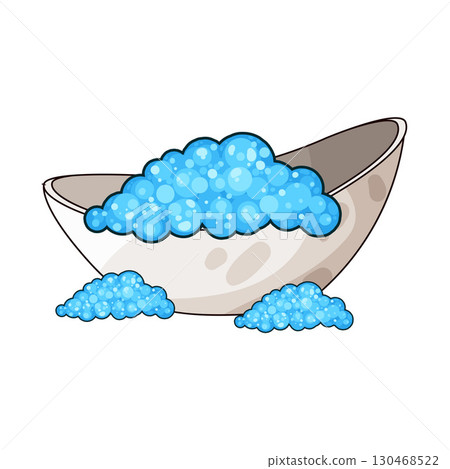 illustration of bubble bath 130468522