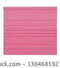 Stack of pink foam sheets with textured layers 130468592