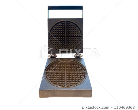 Breathtaking Aerial View of Majestic City Skyscrapers Emerging Through Golden Clouds at Sunrise 130469368