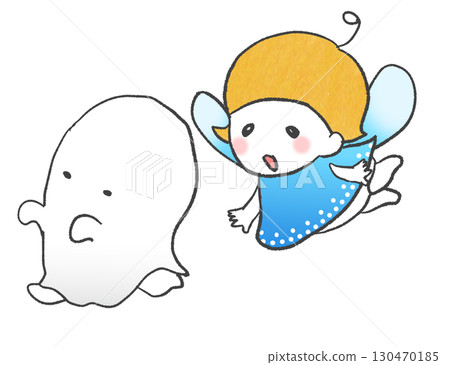 仙女追逐鬼魂 130470185