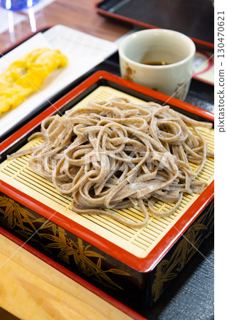 Tsushima local cuisine: Tsushima soba noodles and conger eel tempura 130470621