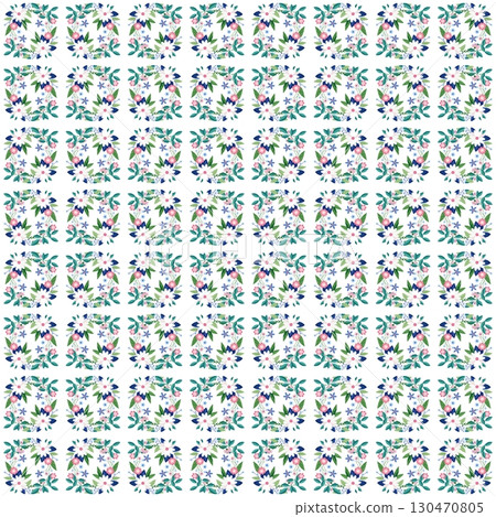vector illustration of beautiful flowers 130470805
