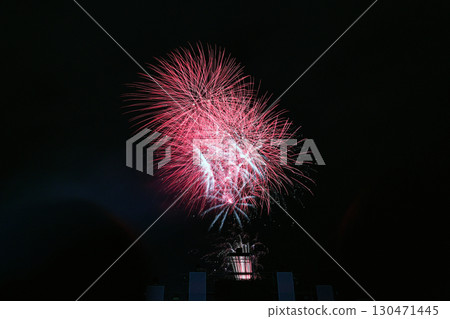 The 73rd Katsumagi Fireworks Festival 130471445