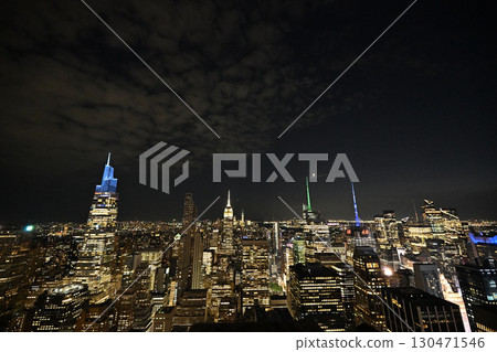 紐約曼哈頓夜景 130471546