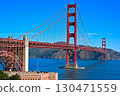 Golden Gate Bridge in fine weather 130471559
