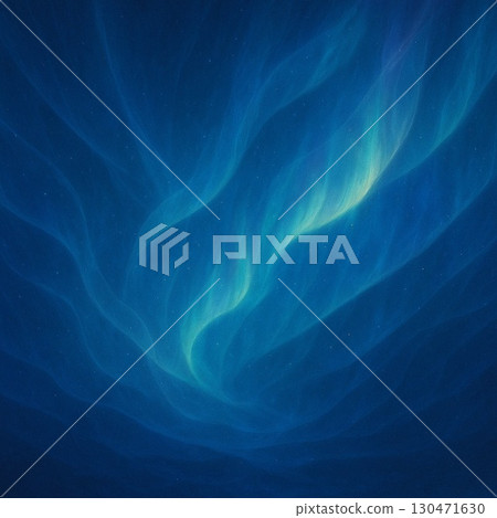 神秘的藍色極光藝術質感 130471630
