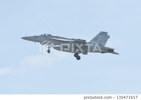 U.S. Navy F/A-18E Super Hornet VFA-195 Dam Busters performing a demonstration flight U.S. Navy F/A-18E Super Hornet VFA-195 Dam Busters performing a demonstration flight 130471657