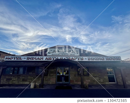 [Arizona] Exterior of Cameron Trading Post 130472385