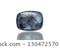 Larvikite stone with schiller effect 130472570