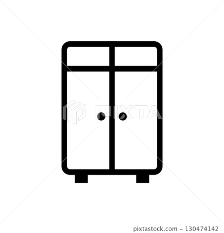 Cupboard  illustration icon 130474142