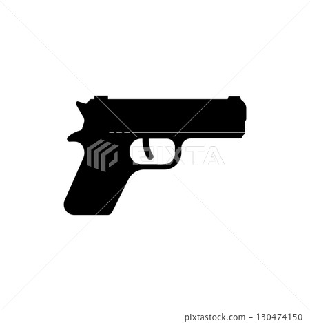 Gun symbol icon 130474150