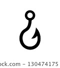 fishing hook icon 130474175