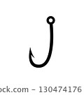 fishing hook icon 130474176
