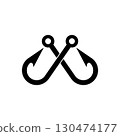 fishing hook icon 130474177