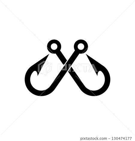fishing hook icon 130474177