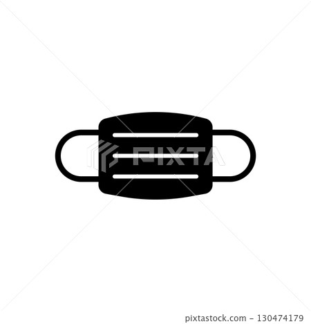 health mask element icon health mask element icon 130474179