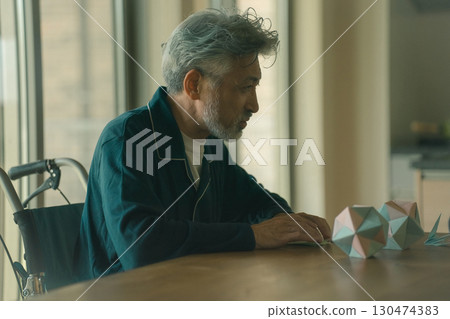 Residents of elderly care facilities 130474383