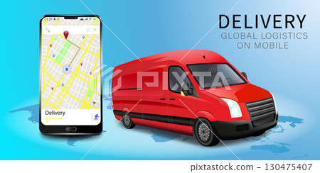 Online delivery service concept.perfect for landing page, delivery website, banner, background, application, poster, on mobile.vector illustration, Isometric vector illustration Online delivery service concept.perfect for landing page, delivery website, banner, background, application, poster, on mobile.vector illustration, Isometric vector illustration 130475407