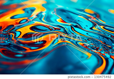 Macro Photo abstract liquid wallpaper 130475492
