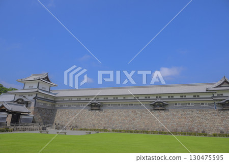 Kanazawa Castle Clear Weather Material Kanazawa Castle Clear Weather Material 130475595