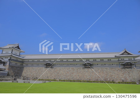 Kanazawa Castle Clear Weather Material Kanazawa Castle Clear Weather Material 130475596