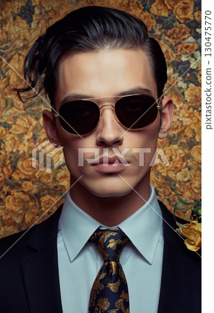 Ai. The In this captivating image we see a striking 130475770