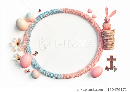 Vibrant voodoo charm featuring colorful beads and symbolic decorations reflecting cultural artistry 130476171