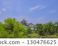 Toyama Castle high-resolution background material 130476625