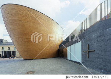 Kamppi Chapel in Helsinki, Finland 130477469