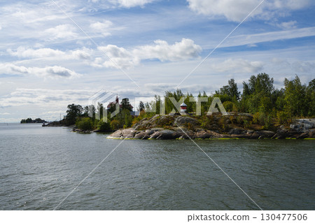 the islets in front of  the port of Helsinki 130477506