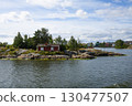 the islets in front of  the port of Helsinki 130477507