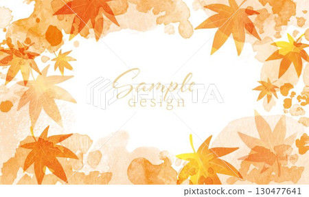 簡單的秋天圖片背景 130477641