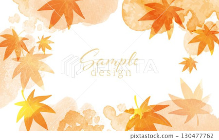 Simple autumn image background 130477762