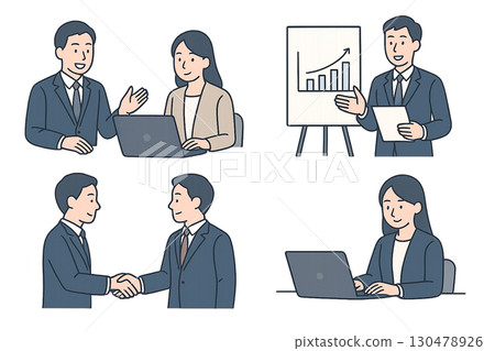 4-piece business set 130478926