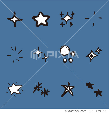 Star material set glitter Star material set glitter 130479153