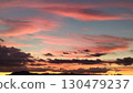 A vibrant pink sunset 130479237
