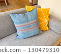 cushions on the sofa 130479310