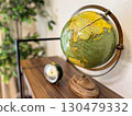 Landscape with a globe 130479332