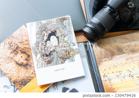 Hobby camera and photo book Hobby camera and photo book 130479416