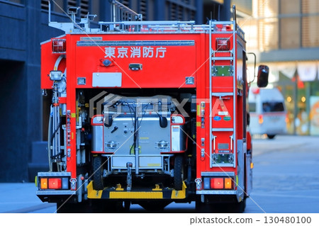 Fire engine image Fire engine image 130480100