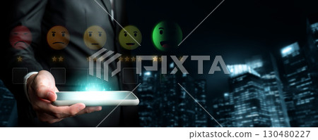 Enhancing Business Through Customer Experience Satisfaction Reviews FaaS 130480227