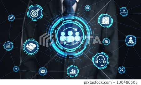 CRM Customer Relationship Management Platform with Data Analytic User Tool Spire 130480503